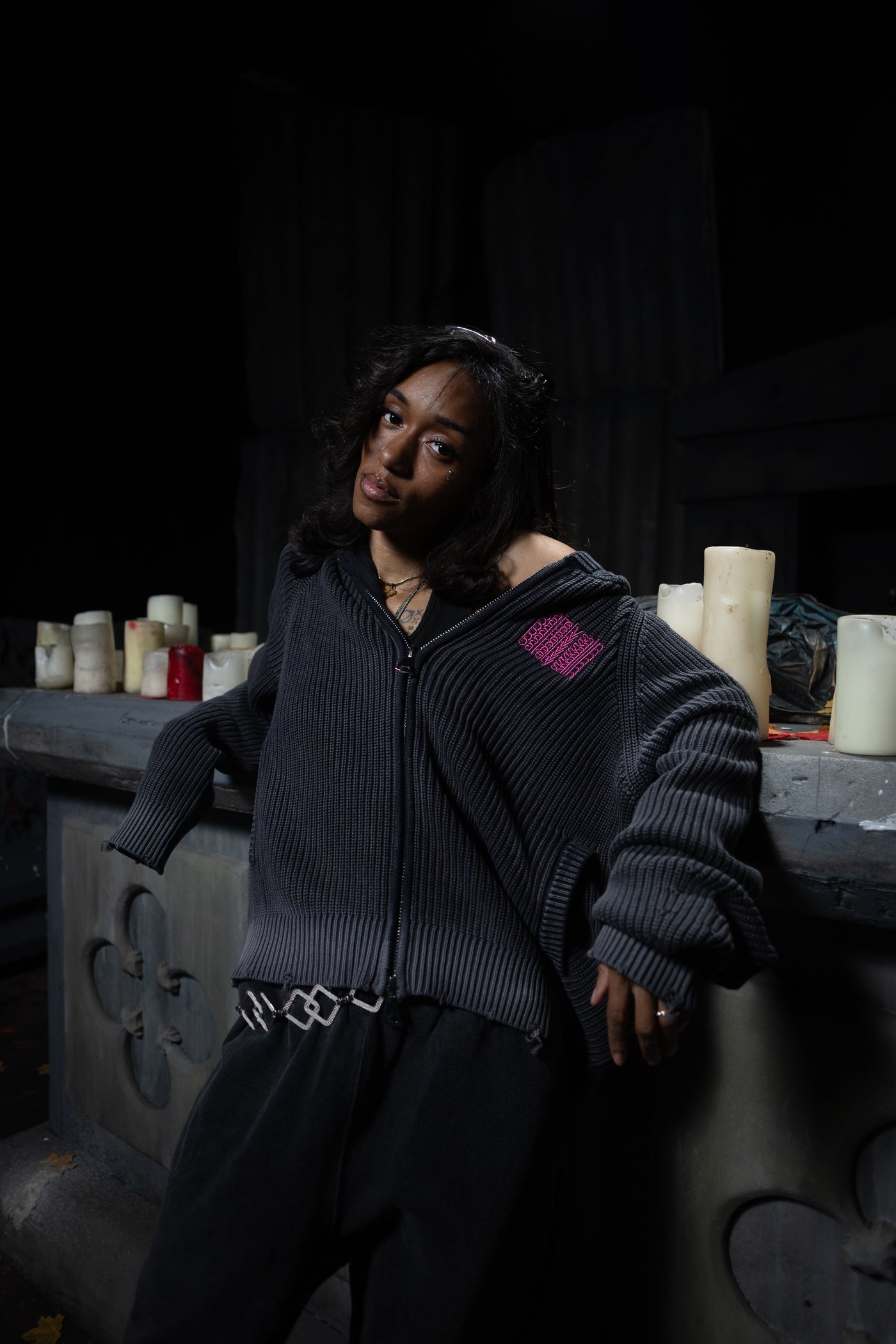 S02 Knit Hoodie